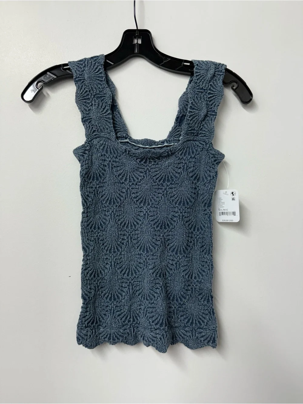 Free People Love Letter Cami in Blue